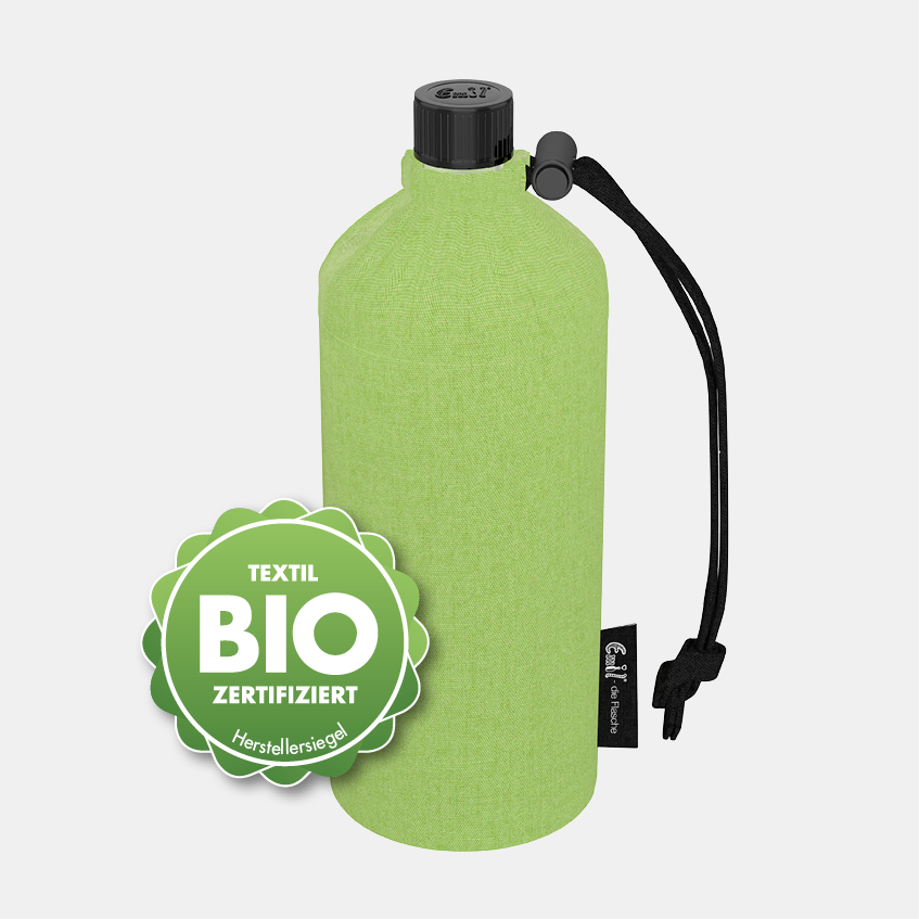 Trinkflasche Design BIO-Grün Emil Trinkflasche Bio grün