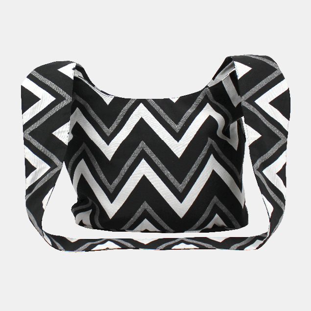 Tasche ZipBag Design ZickZack