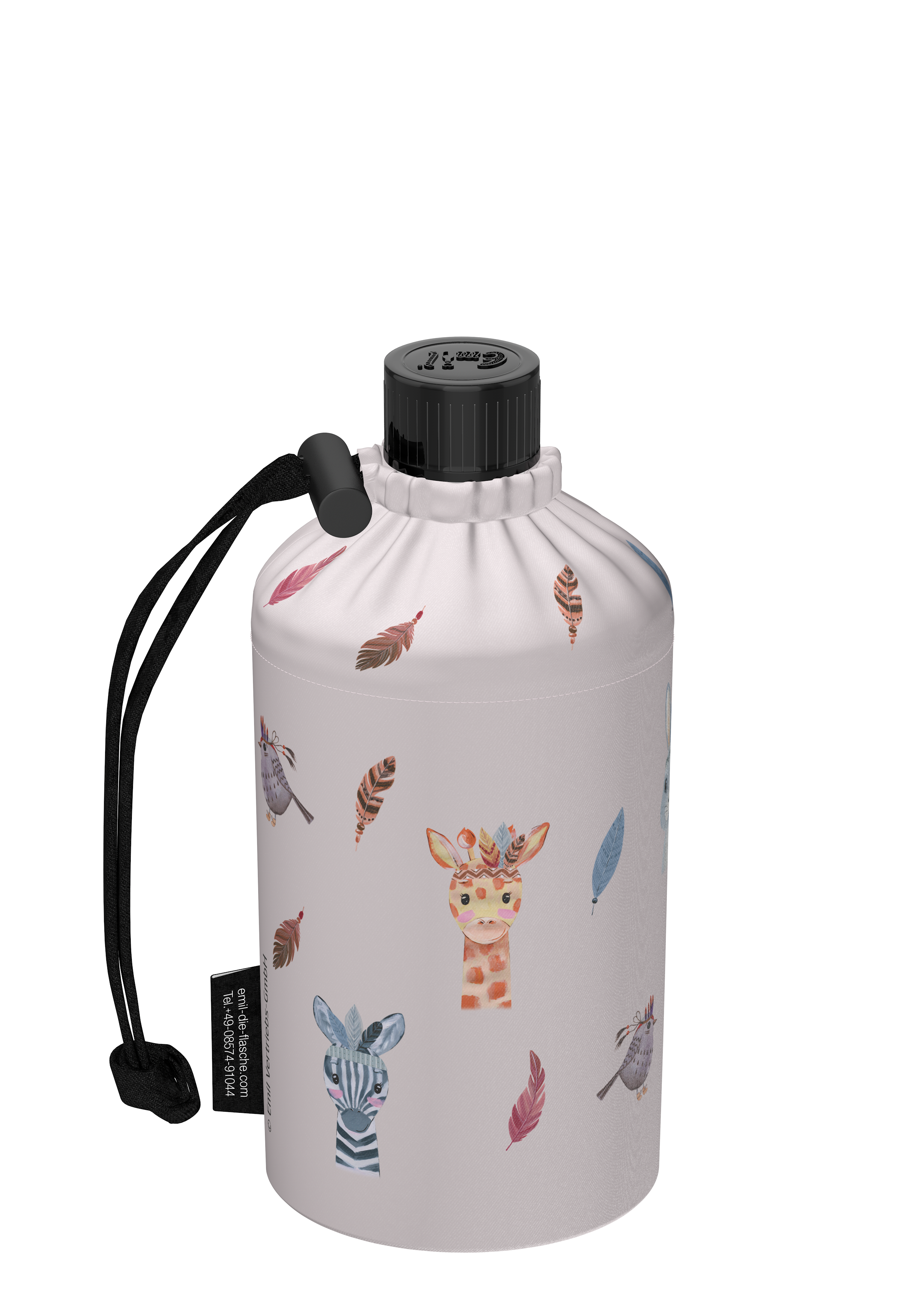 Trinkflasche Kinder Motiv Native Animals 0,3l