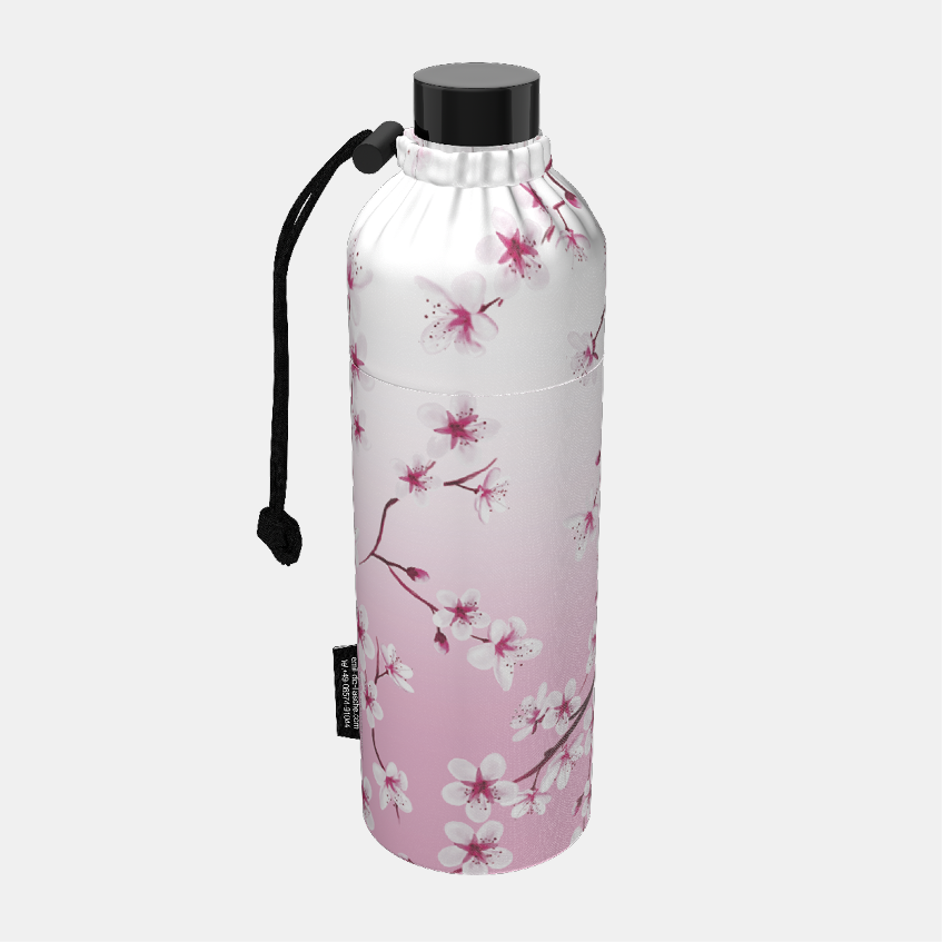 Trinkflasche Erwachsene Design Kirschblüte 0,75l
