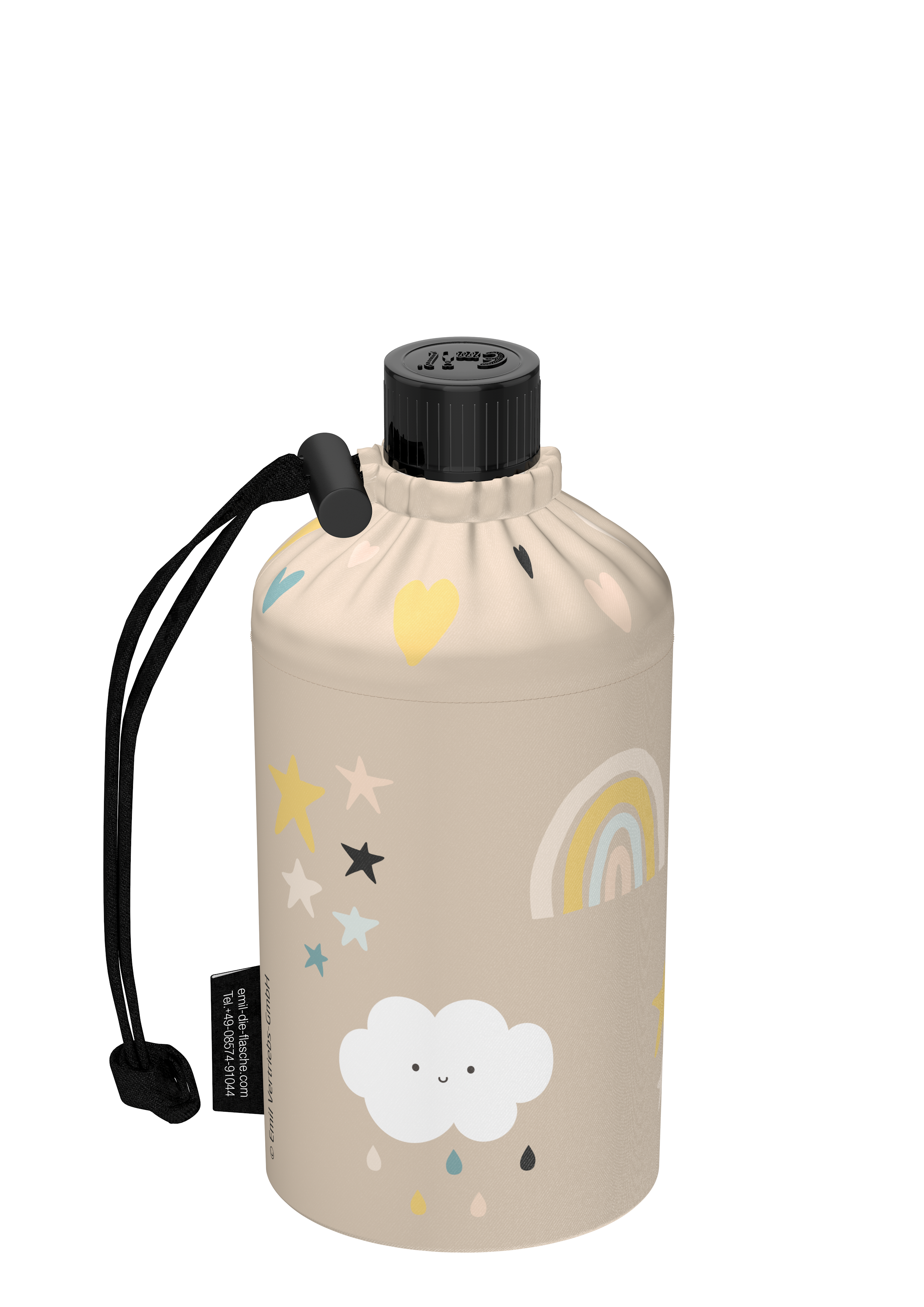 Trinkflasche Kinder Motiv Happy Clouds 0,3l