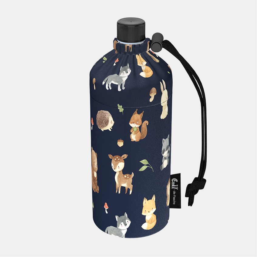 Trinkflasche Kinder Motiv Waldfreunde