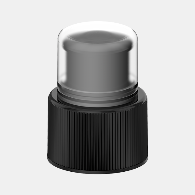Trinkcap Ziehventil schwarz