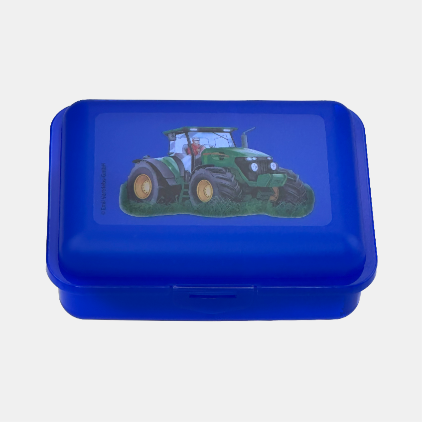 Brotbox mit Trennfach Motiv Traktor Brotbox mit Trennfach Motiv Traktor