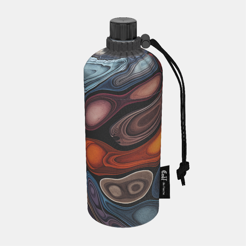 Trinkflasche Erwachsene Design Farbenspiel 0,6l