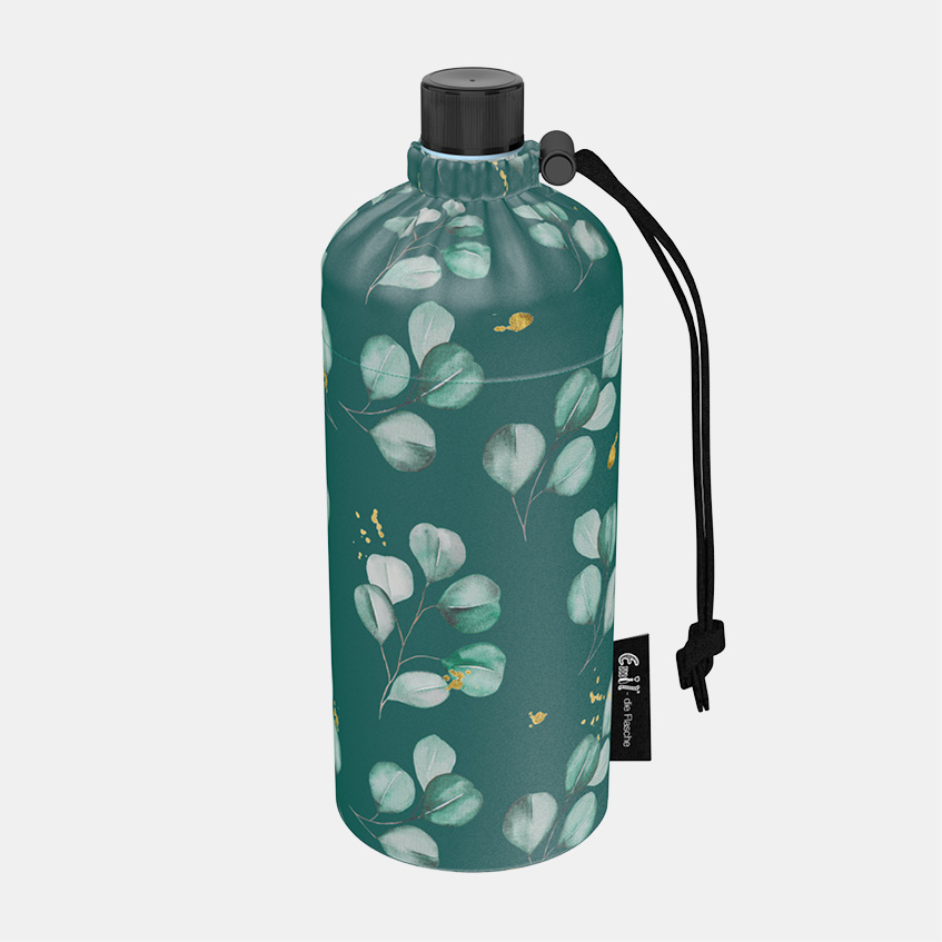 Trinkflasche Erwachsene Design Eucalyptus Trinkflasche Glas Eucalyptus