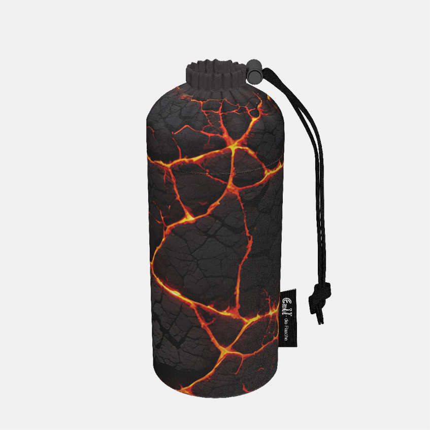 Flaschenbeutel Motiv Lava 0,6l