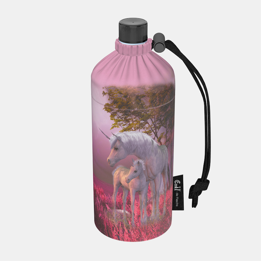 Trinkflasche Kinder Motiv Einhorn 0,4l Trinkflasche Kinder Einhorn