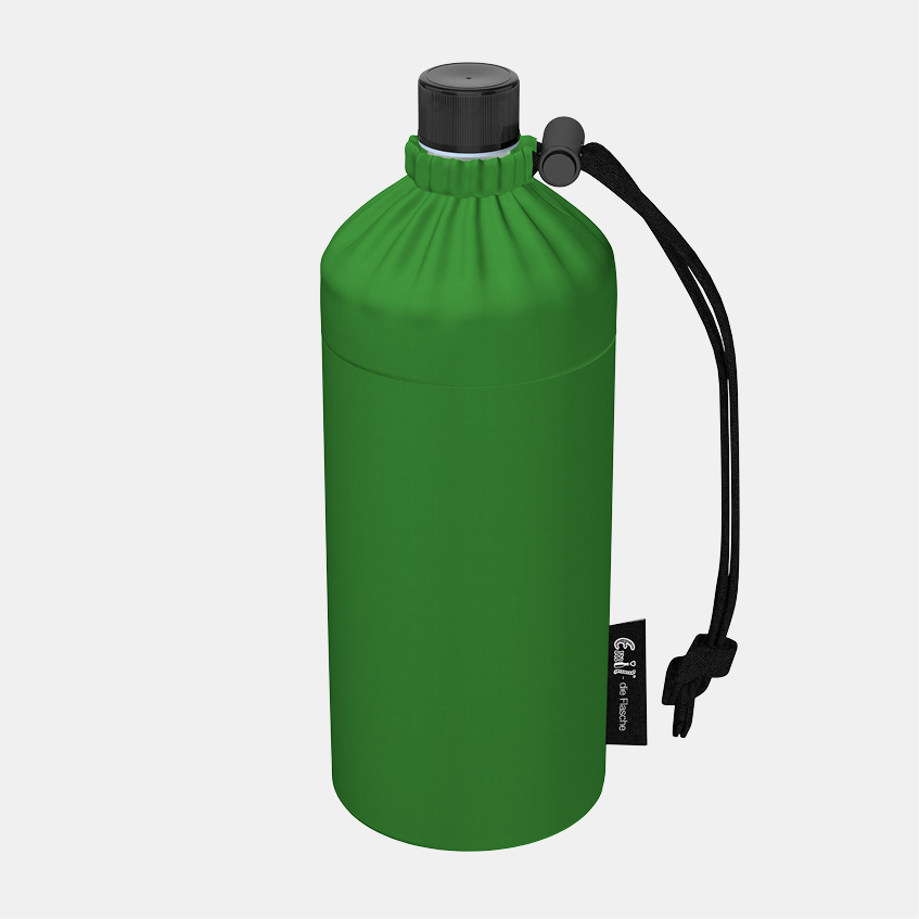Trinkflasche Design Green Emil Glas Trinkflasche grün