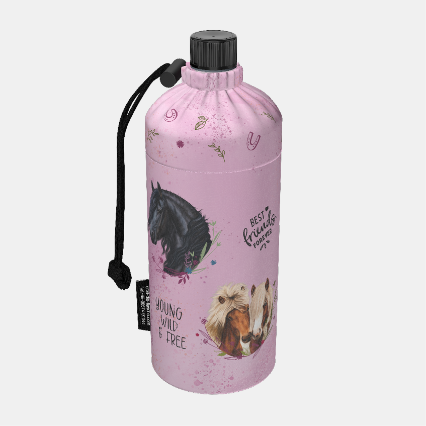 Trinkflasche Kinder Pferdefreunde