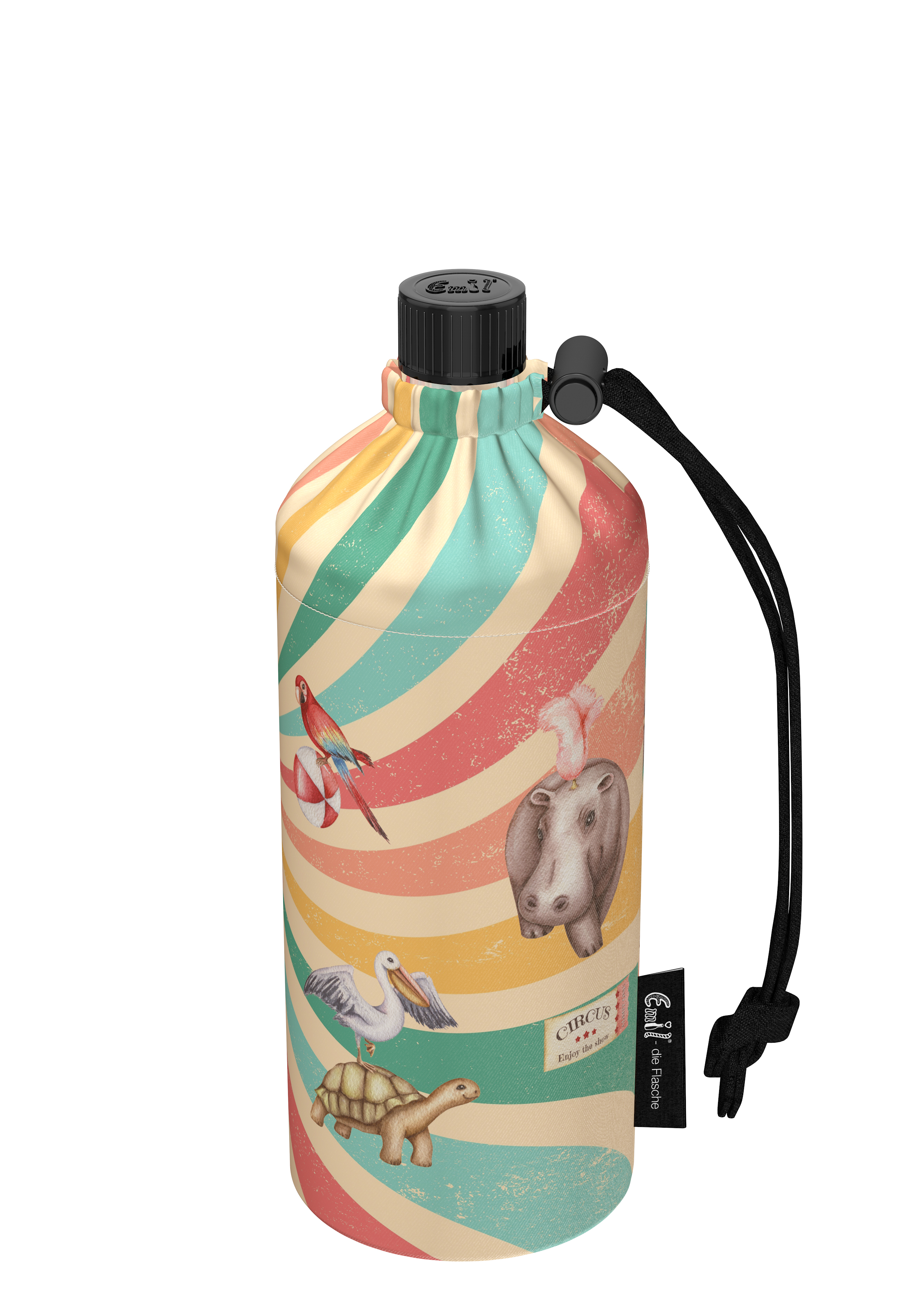 Trinkflasche Kinder Motiv Zirkus