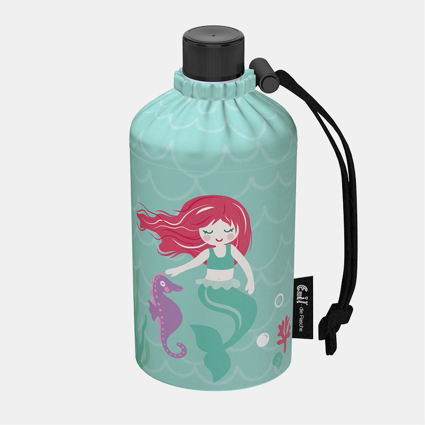 Trinkflasche Kinder Motiv Meerjungfrau 0,3l Kinder Trinkflasche Meerjungfrau