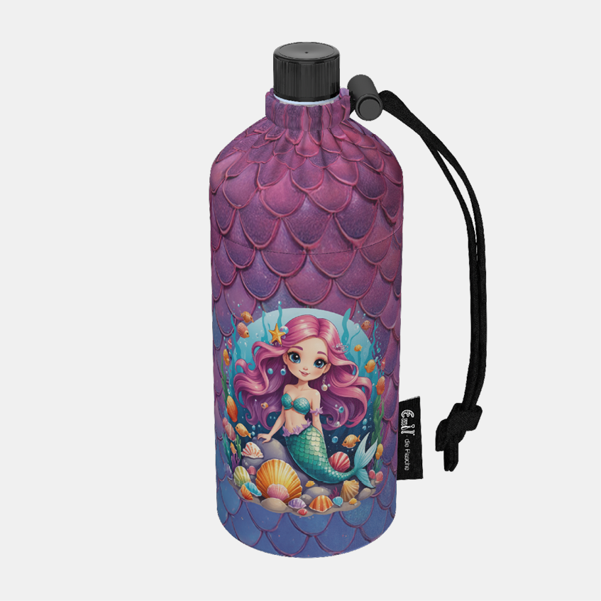 Trinkflasche Kinder Motiv Nixe 0,4l