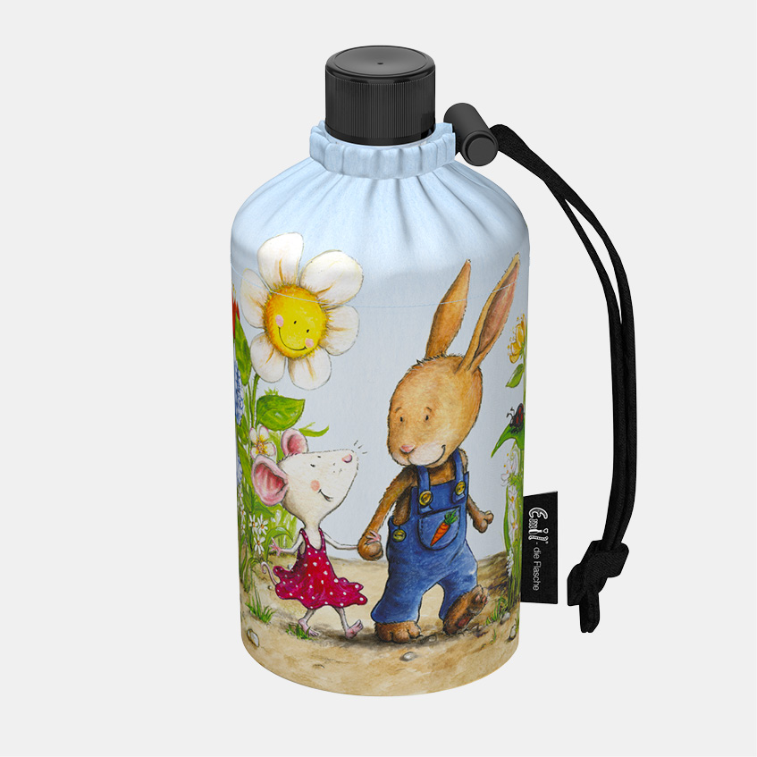 Trinkflasche Kinder Motiv Friends 0,3l Emil Trinkflasche Freunde