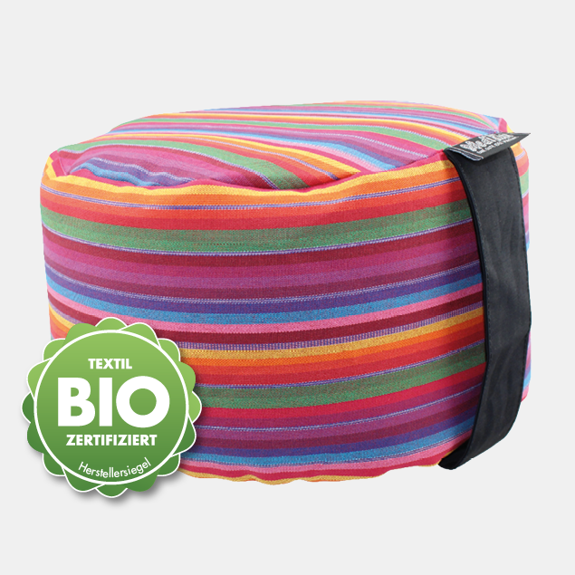 MediKiss® Yoga und Meditationskissen Design BIO-Streifen MediKiss® Yoga und Meditationskissen Design BIO-Streifen
