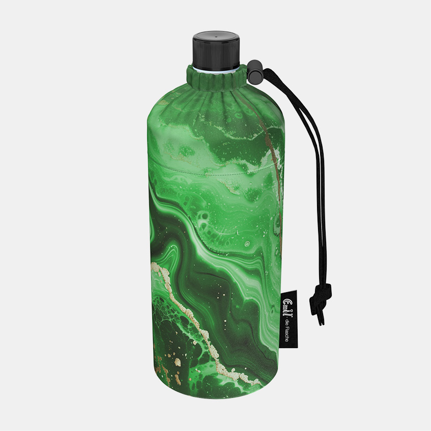 Trinkflasche Design Marmor Glas Trinkflasche Marmor