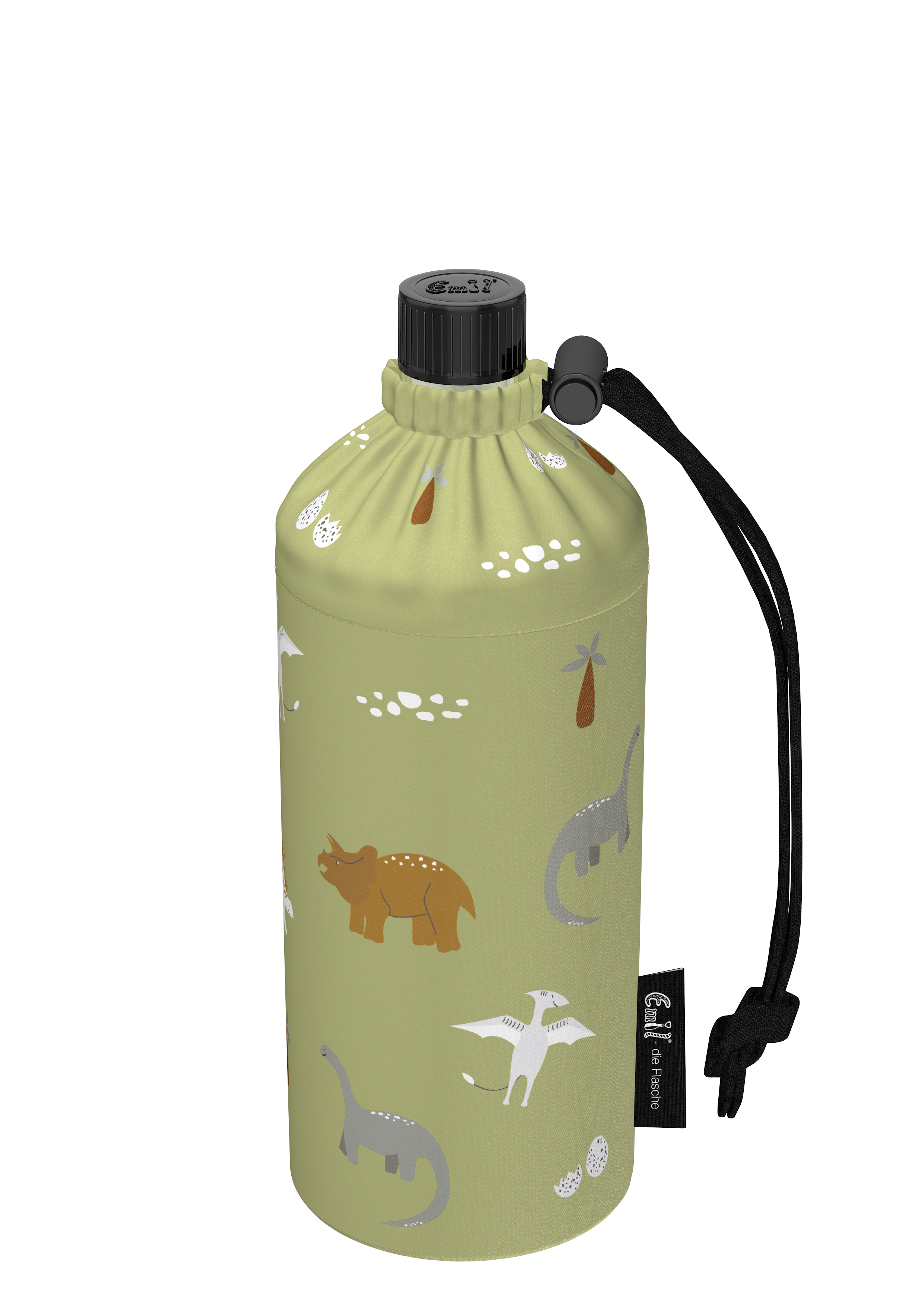 Trinkflasche Kinder Motiv Dinos Mint