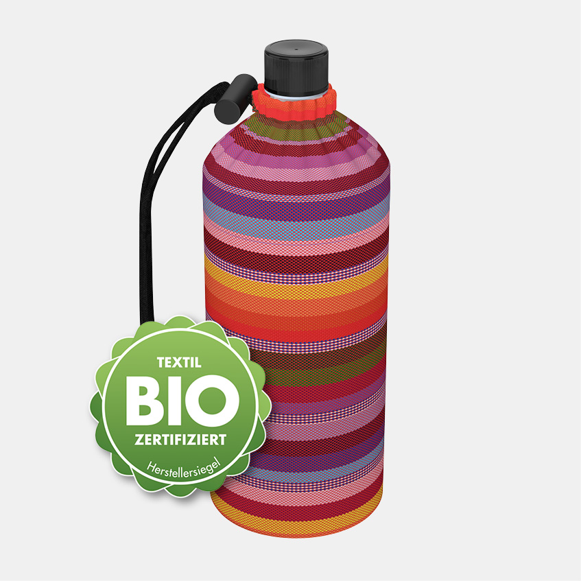 Emil Trinkflasche Bio Streifen