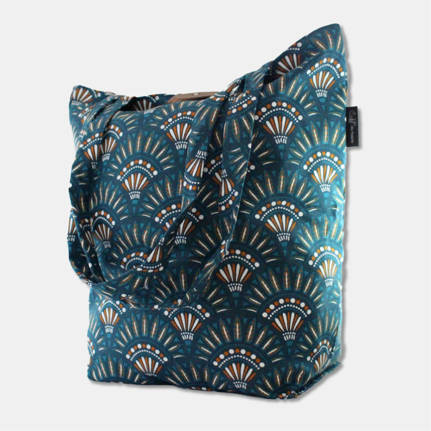 Baumwolle Shopper Stofftasche native