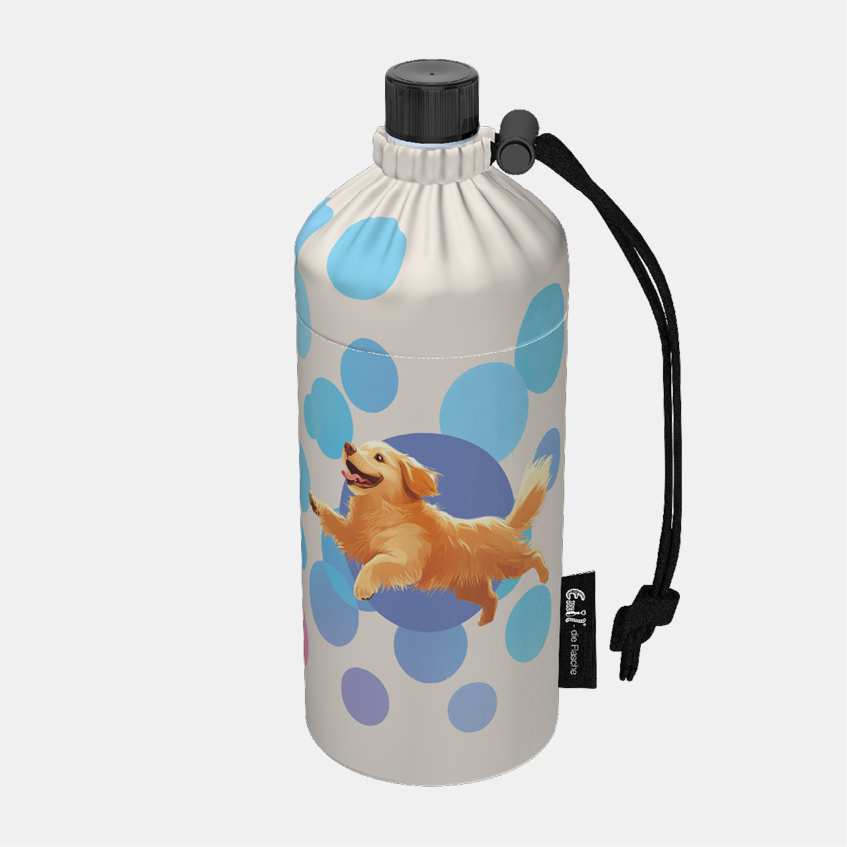 Trinkflasche Kinder Motiv Hunde 0,4l