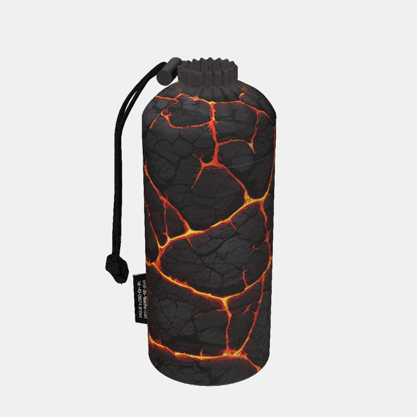 Flaschenbeutel Motiv Lava 0,6l