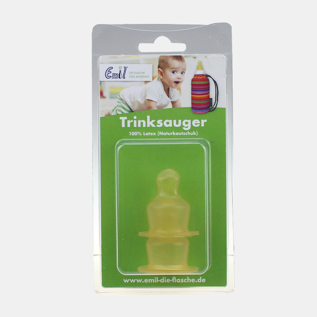 Latexsauger für Emil Babyflasche ab 6 Monate