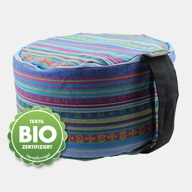 MediKiss® Yoga und Meditationskissen Design BIO-Aztek