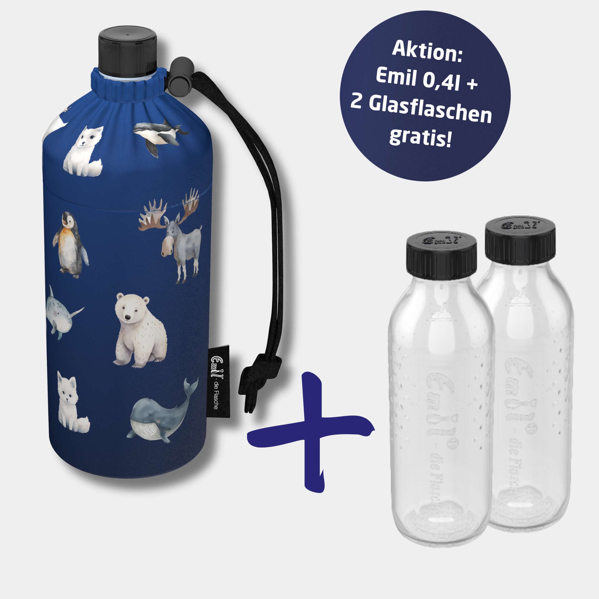 Trinkflaschen für Kinder aus Glas