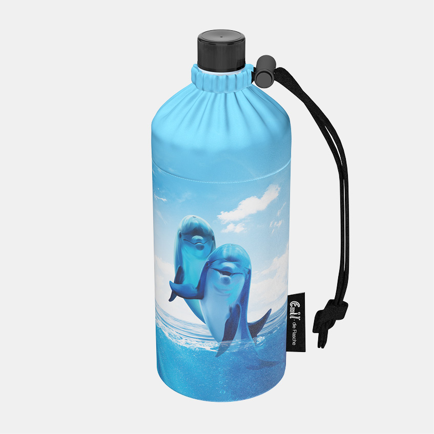 Trinkflasche Kinder Motiv Sealife Trinkflasche Kinder Delphin