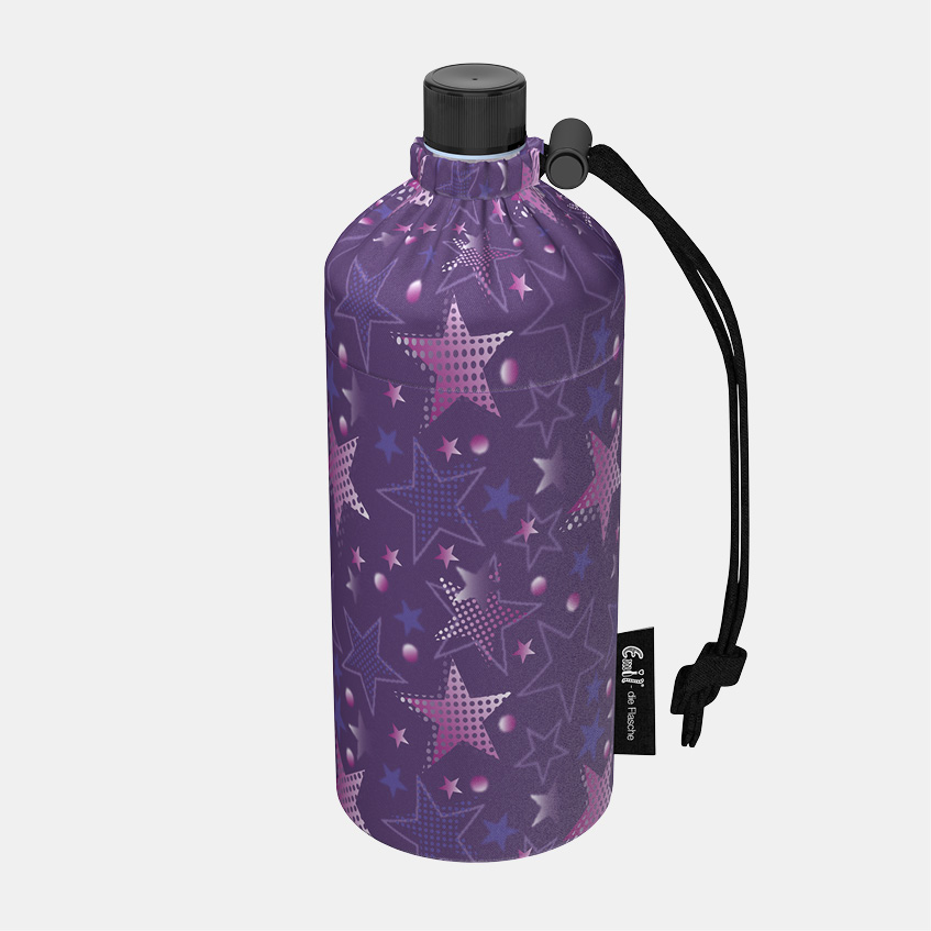 Trinkflasche Kinder Motiv Stars Glas Trinkflasche Sterne