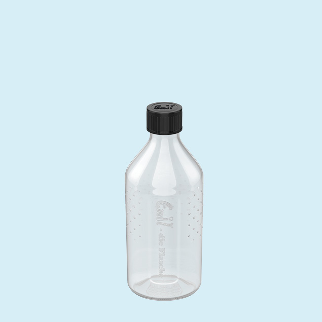 Ersatz - Glasflasche 0,3l oval 