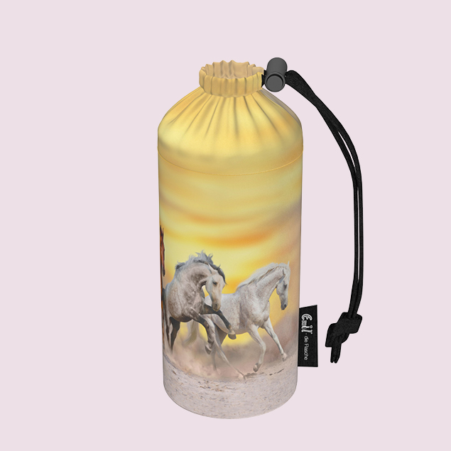 Flaschenbeutel - Wildpferde 