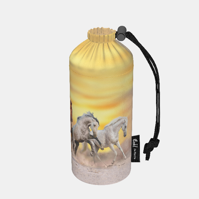 Flaschenbeutel - Wildpferde 